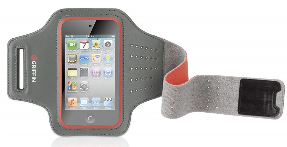 Griffin GB01964 AeroSport (S/M) for iPod Touch (4th generation), Silver and Pink