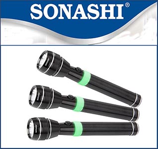 Sonashi Rechargeable LED Torches SLT-2111