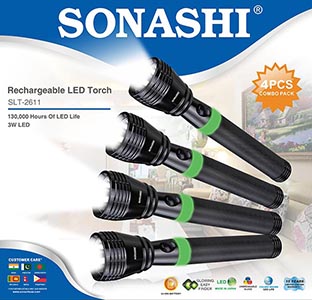 Sonashi Rechargeable LED  Torches 4 in 1