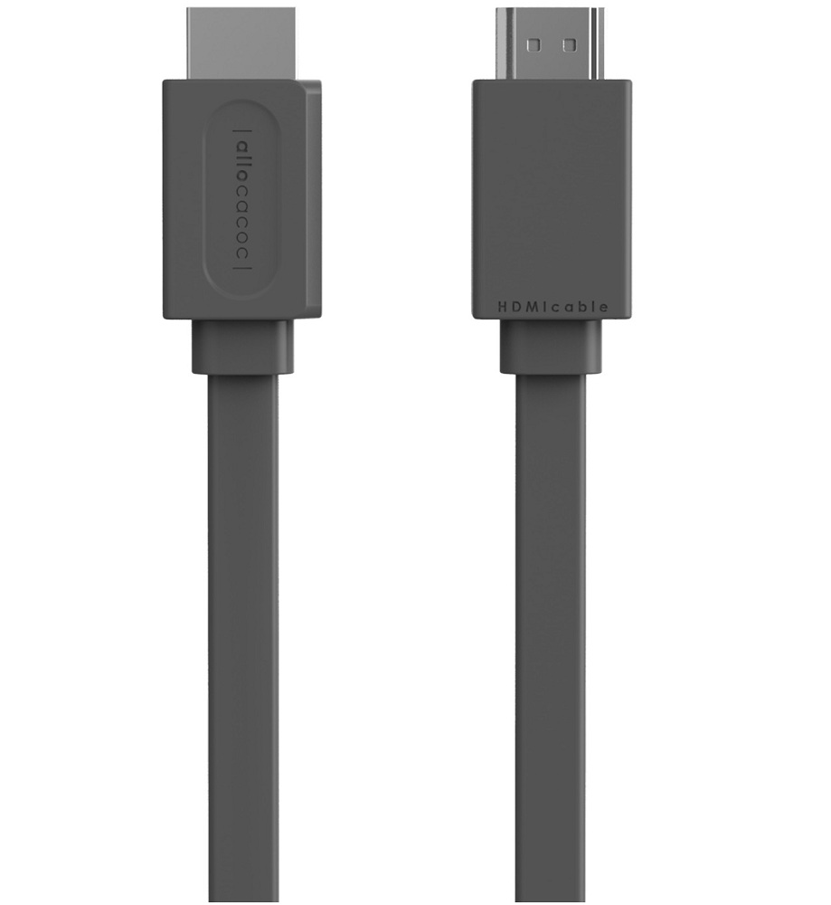 DesignNest Allocacoc 10576GY HDMI Flat 1.5M Cable - Grey