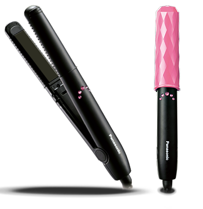 Panasonic Portable Curler & Straightener Black - EH-HV11-K685