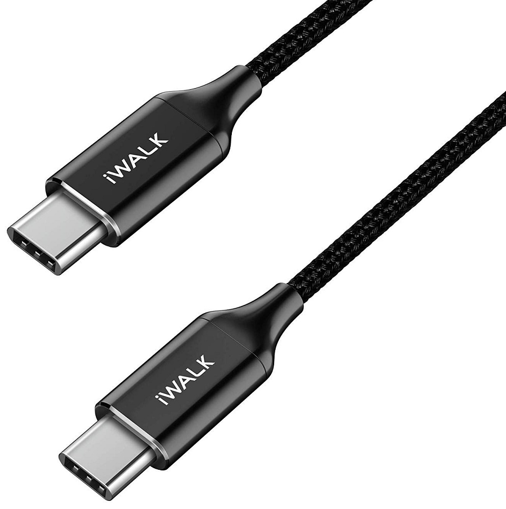 iWalk Type-C to Type-C Cable 1.2 M - Black