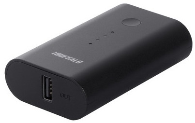 Buffalo Power Bank 5200mAh For Smartphones and Tablets - BSMPB09 - Black
