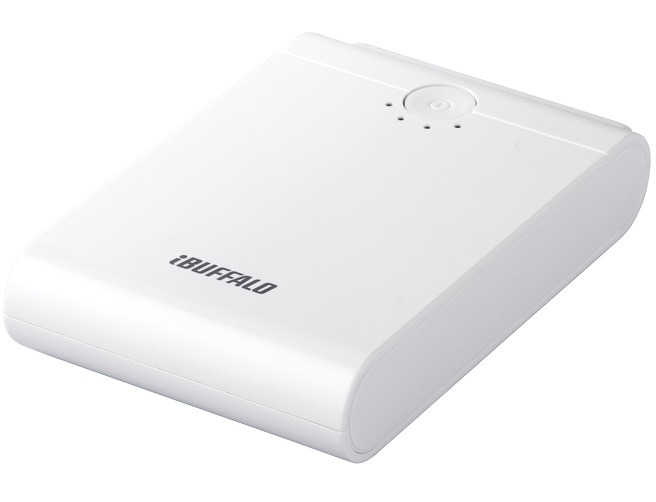Buffalo Mobile Battery Power Bank 10400mAh - White