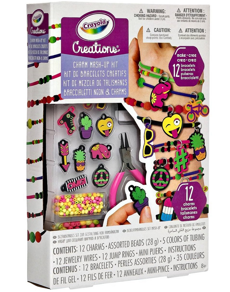 Crayola Creations Neon Charm Mash-Up Kit