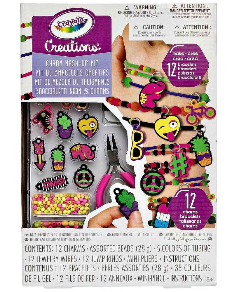Crayola Creations Neon Charm Mash-Up Kit