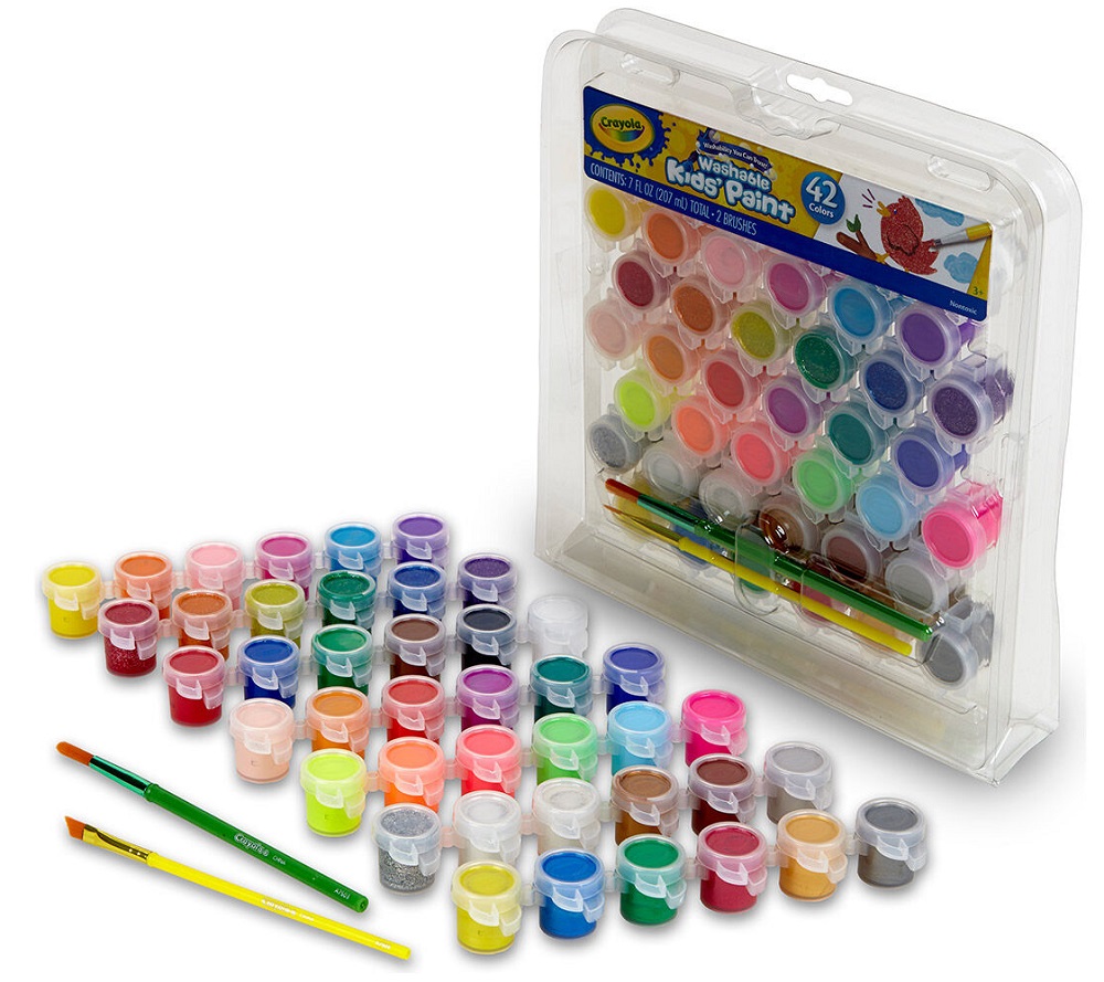Crayola 42 Washable Paint Pots Set