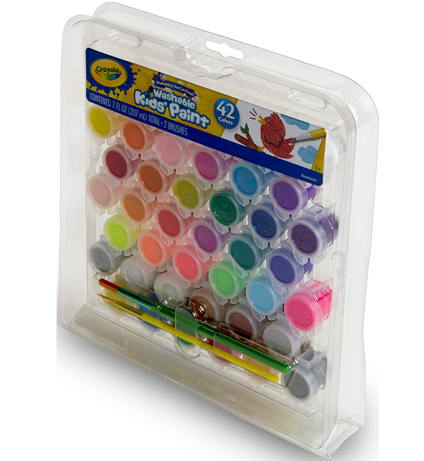 Crayola 42 Washable Paint Pots Set