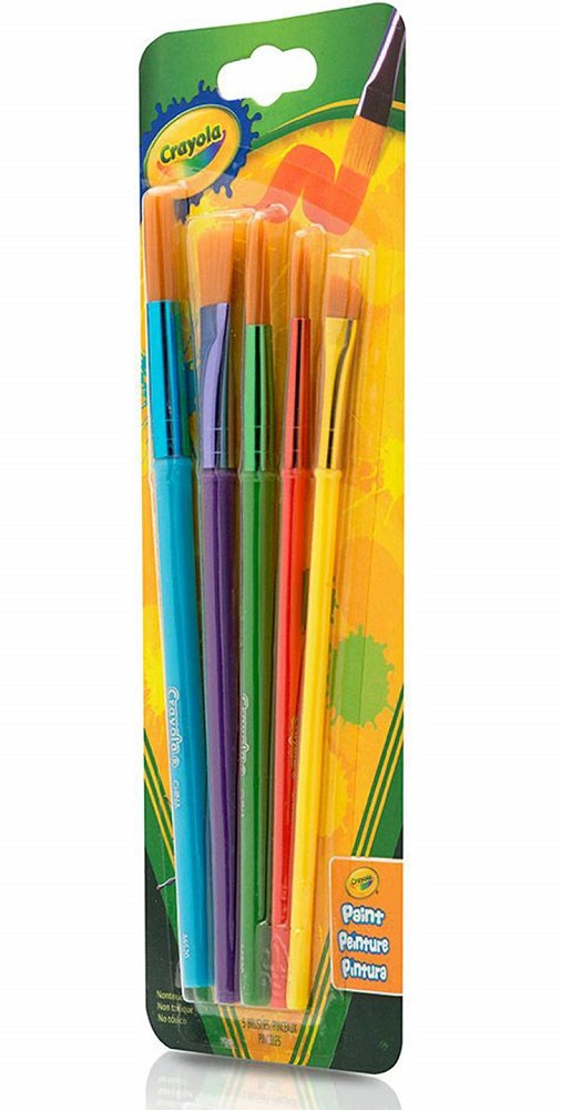 Crayola 5 Ct Art and Craft Brush Set