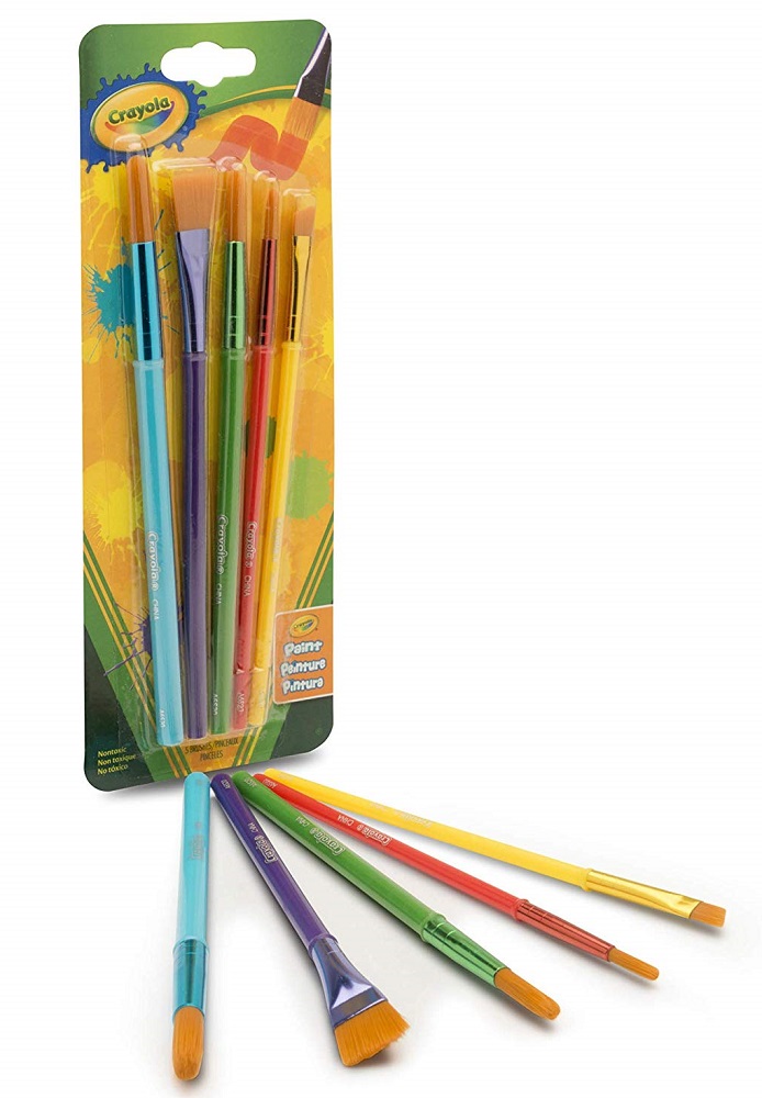 Crayola 5 Ct Art and Craft Brush Set