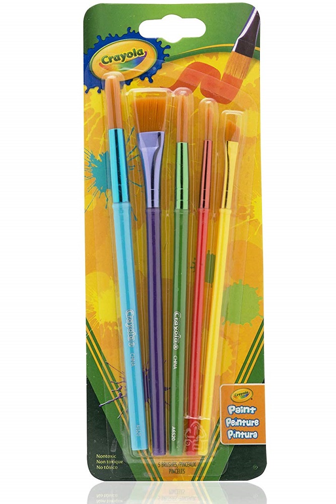 Crayola 5 Ct Art and Craft Brush Set