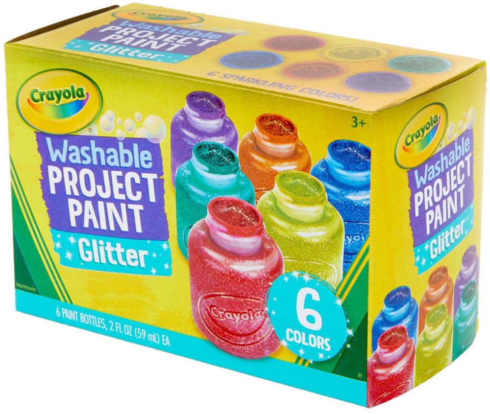 Crayola 6 CT Glitter Paint Set - 2 oz