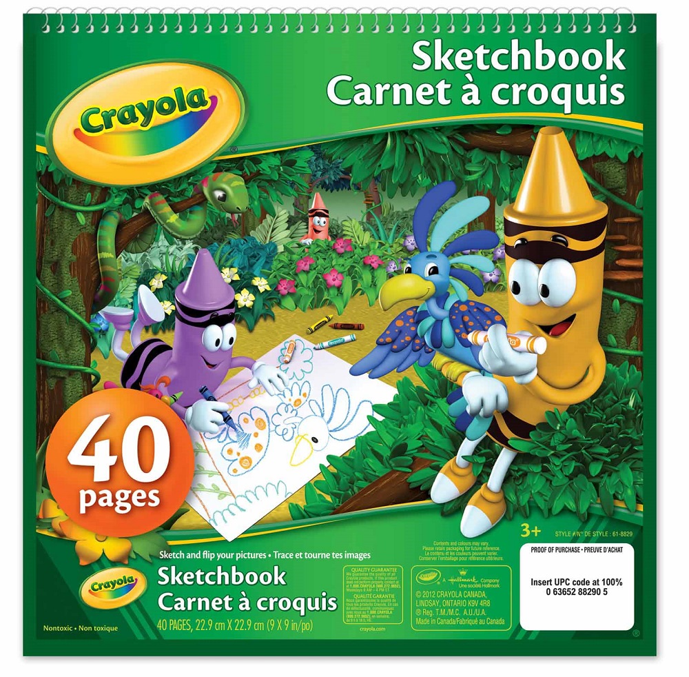 Crayola Coloring & Drawing Sketchbook - 40 Pages