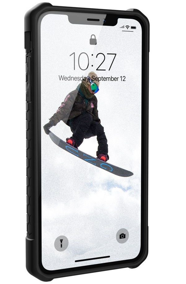 UAG Monarch Case for iPhone XS Max - Crimson Black Leather