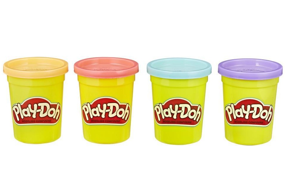 Play-Doh Hasbro Pack Of 4 (Sweet Colors)