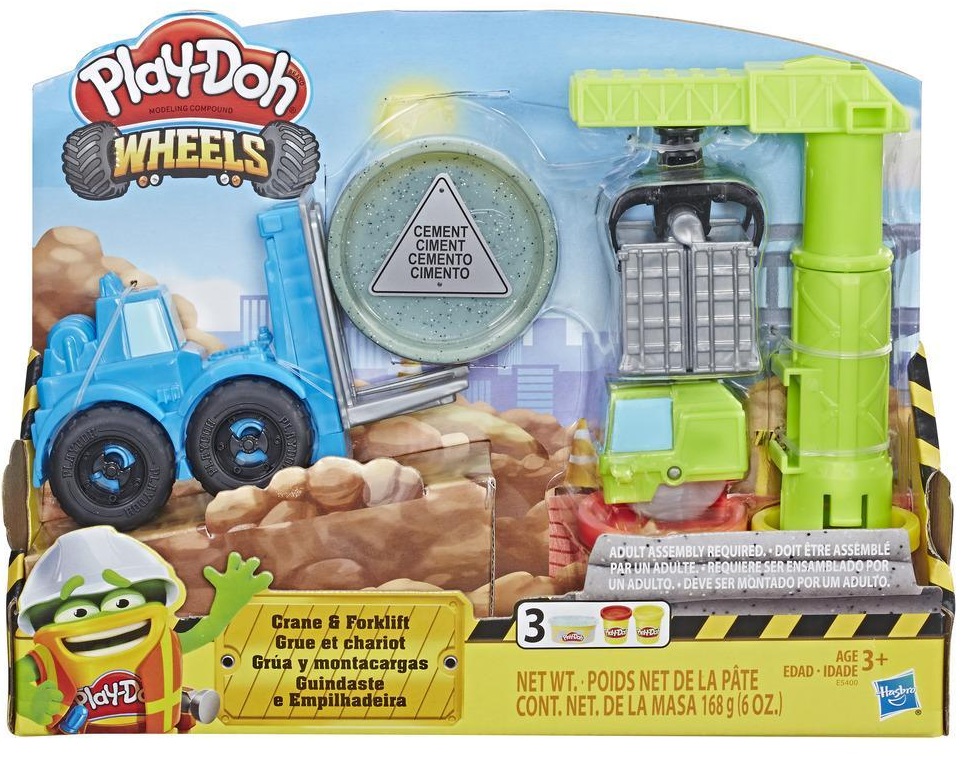 Play-Doh Wheels Crane and Forklift