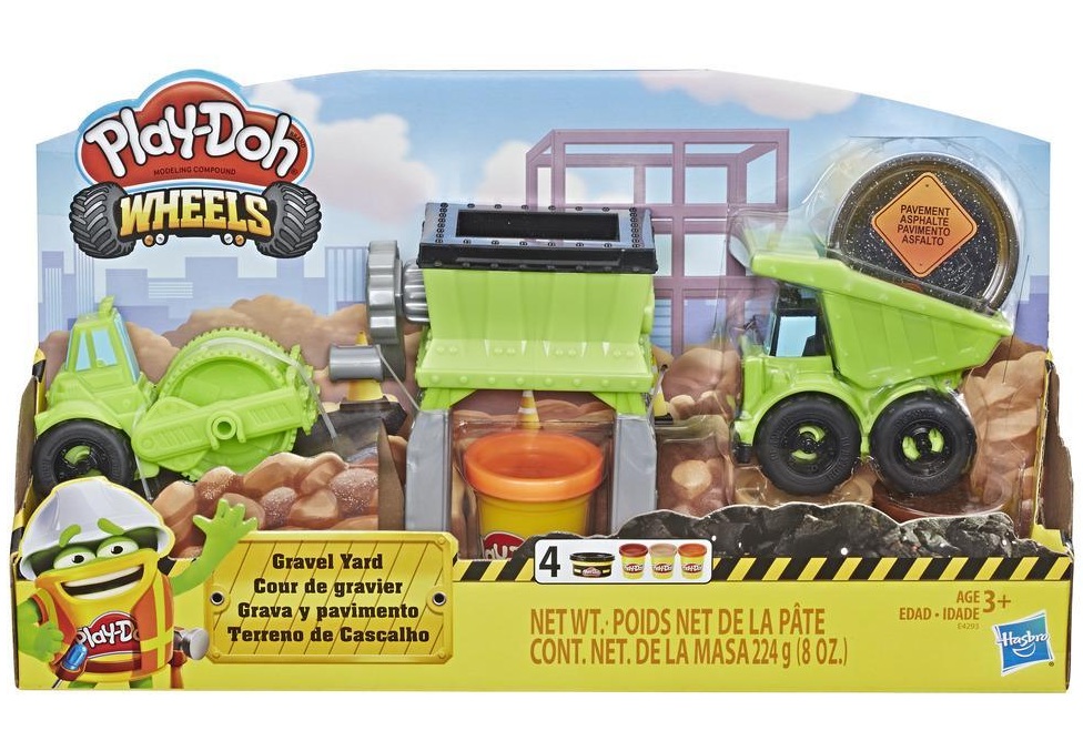 Play-Doh Wheels Gravel Yard Construction Toy