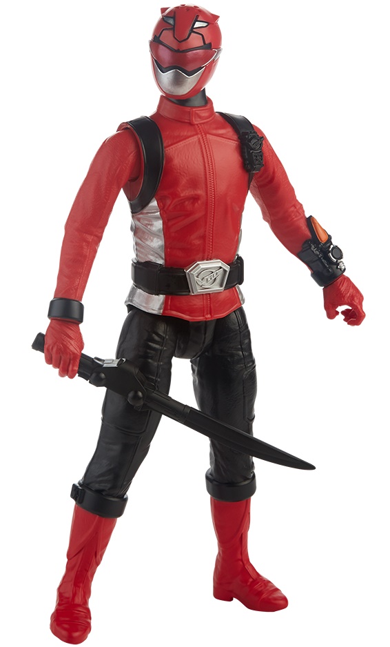 Hasbro - Power Rangers 12 in Action Figure - Red