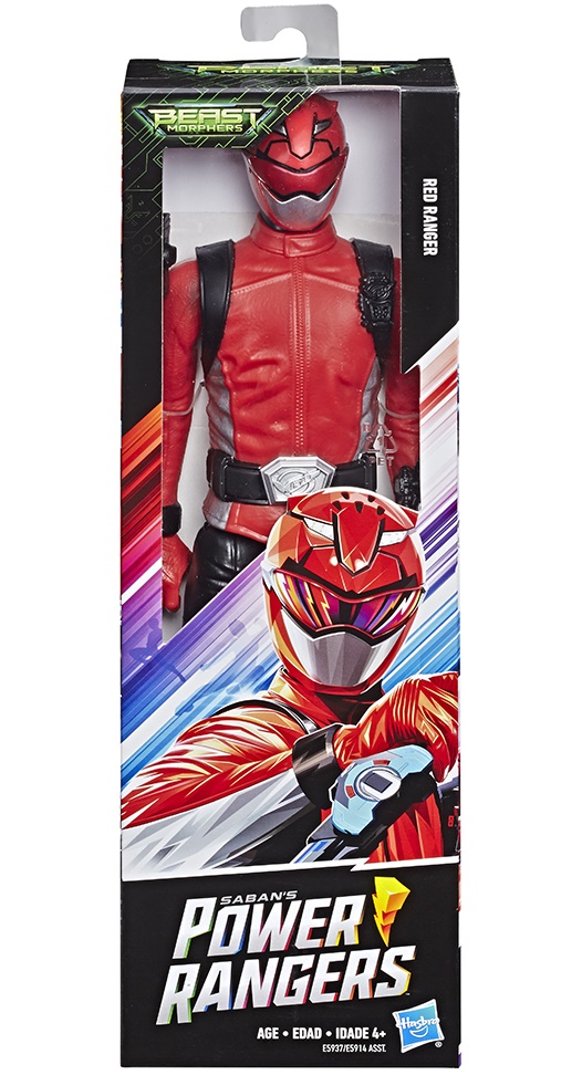 Hasbro - Power Rangers 12 in Action Figure - Red