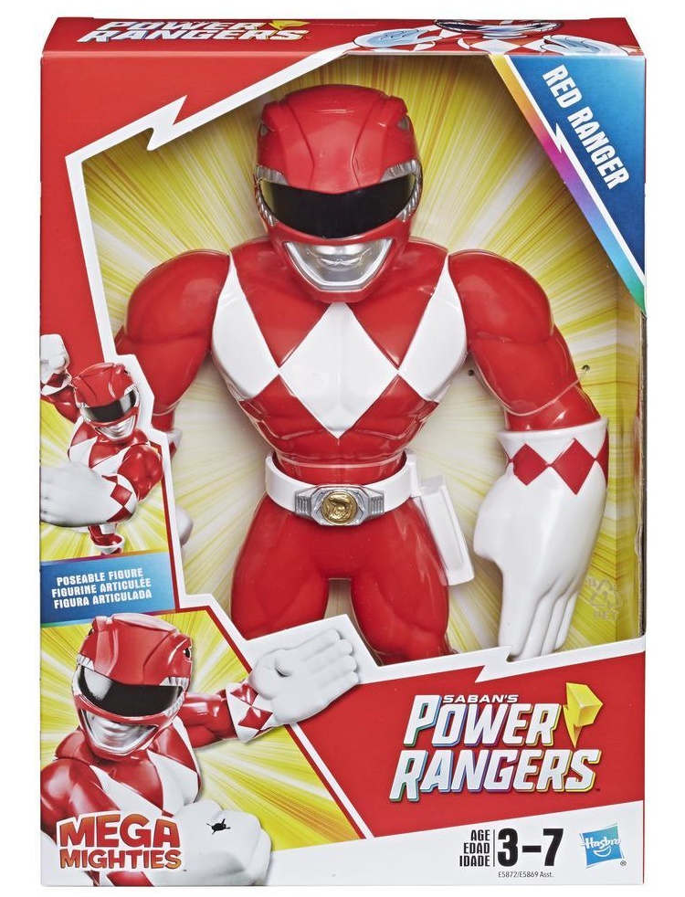 Hasbro - Power Rangers PSH Mega Mighties Action Figure - Red