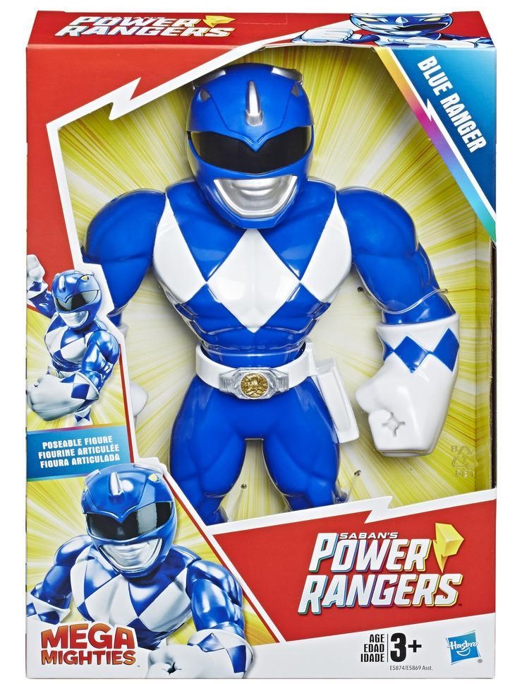 Hasbro - Power Rangers PSH Mega Mighties Action Figure - Blue