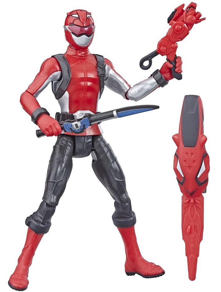 Hasbro - Power Rangers 6in BMR Core Action Figure - Red