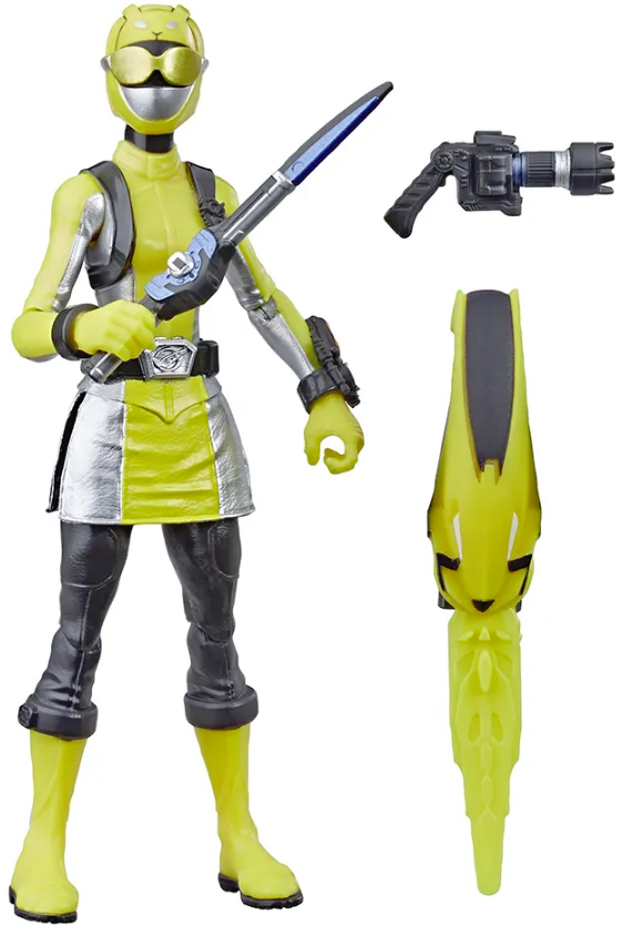 Hasbro - Power Rangers 6in BMR Core Action Figure - Yellow