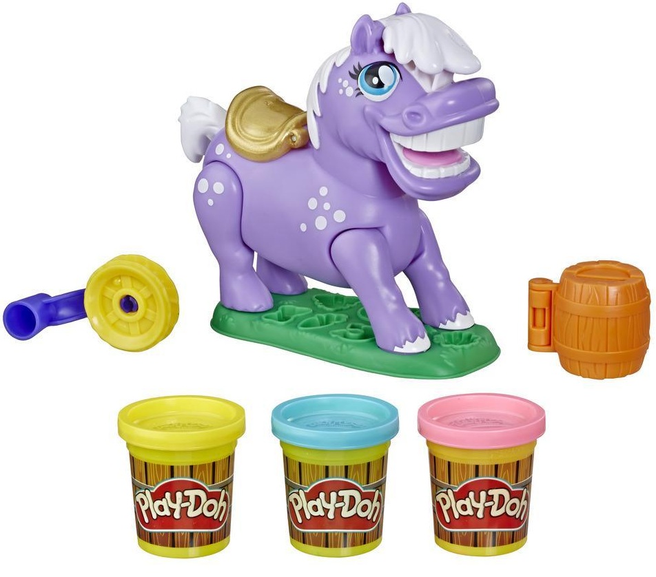 Play-Doh Animal Crew Naybelle Show Pony Farm Animal Playset