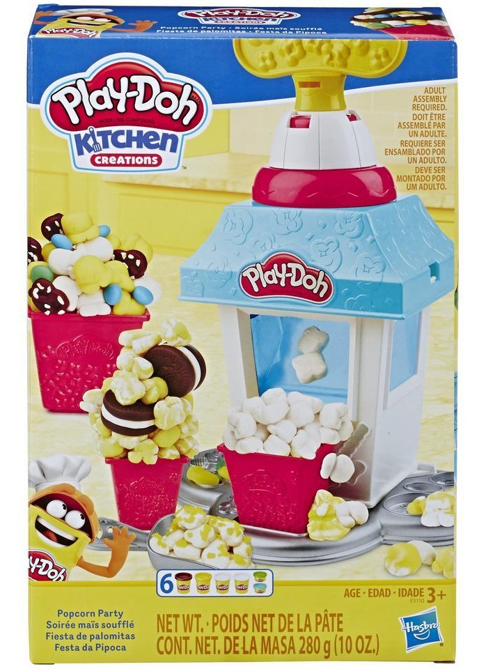 Play-Doh Kitchen Creations Popcorn Party Play Food Set