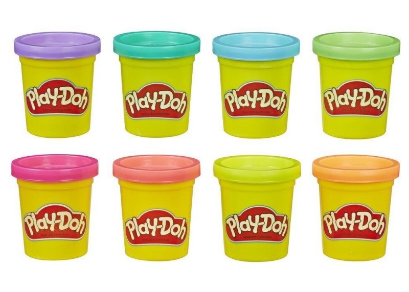 Play-Doh Hasbro Neon With 8 Non-Toxic Colours