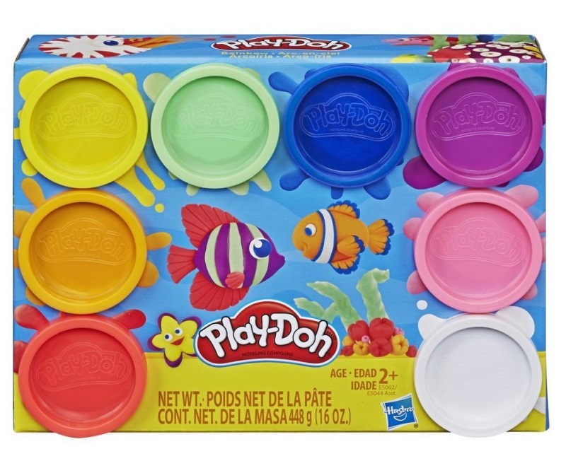 Play-Doh Hasbro Rainbow Non-toxic With 8 Colours