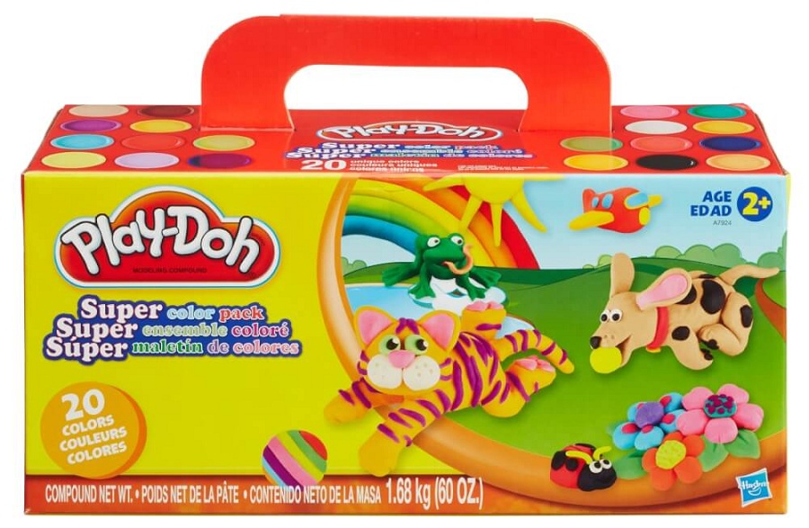 Play-Doh Hasbro Super Color Set - 20 Pieces
