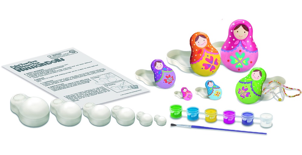 4M Paint Your Own Russian Dolls