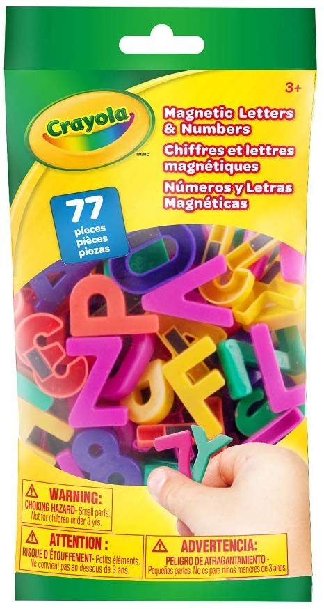 Crayola 77pcs Magnetic Letters & Numbers