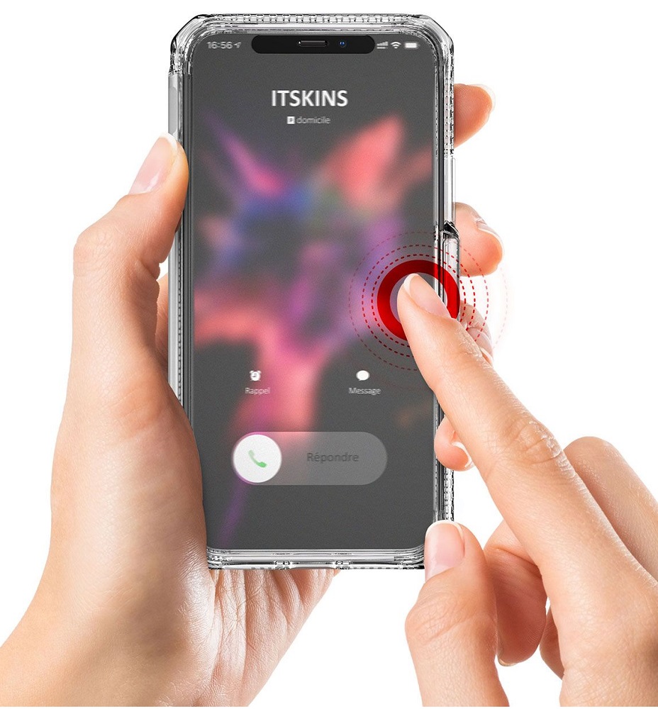 Itskins Spectrum Vision Clear Case Anti Shock Up to 2 Mtr for iPhone 11 Pro (5.8) - Transparent