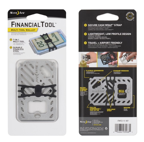 Nite Ize Financial Multi-Tool Wallet - Stainless