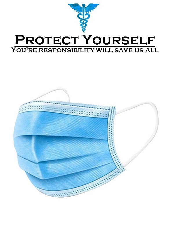 قناع للوجه - 50 قطعة