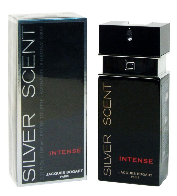 Jacques Bogart Silver Scent Intense Eau De Toilette Spray for Men - 100ml