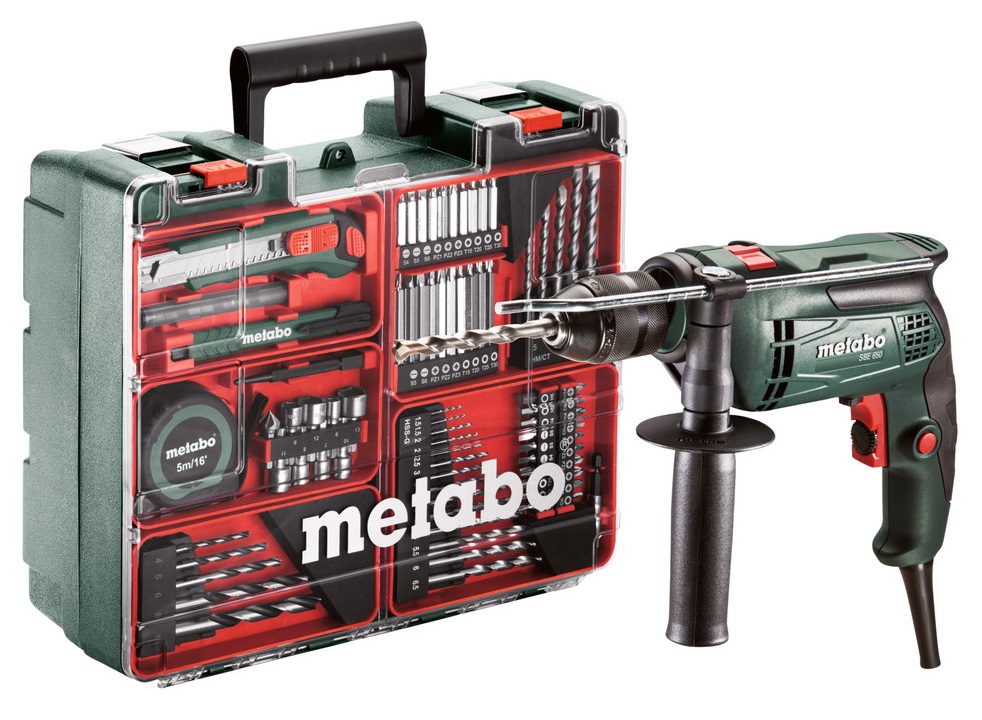 Metabo Germany Drill,Driver,Hammer Set  650 W Keyed Chuck