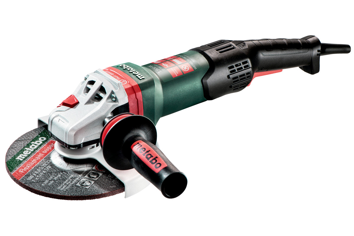 Metabo Angle Grinder,1900W,180 mm Deadman Switch, Fast Brake