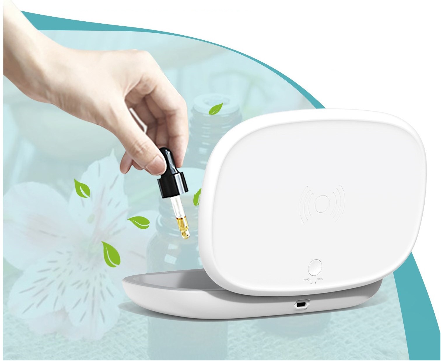 iWalk Capsule Multi-function Disinfection Box With 10w Wireless Charging