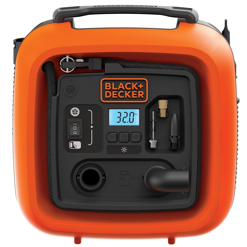 Black+Decker Multi-Purpose Air Compressor 11.0 Bar 160PSI 12V Connection