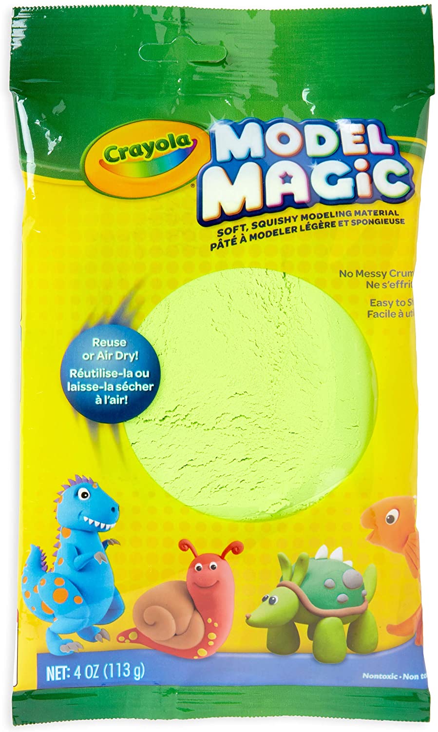 Crayola Model Magic, 4-oz Pouch Neon Green