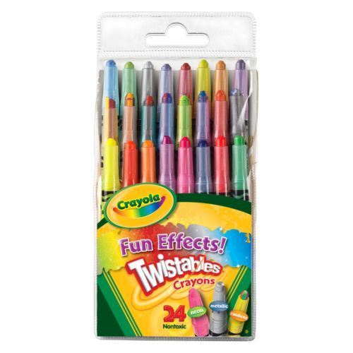 Crayola 24 Twistable Fun Effects Crayons