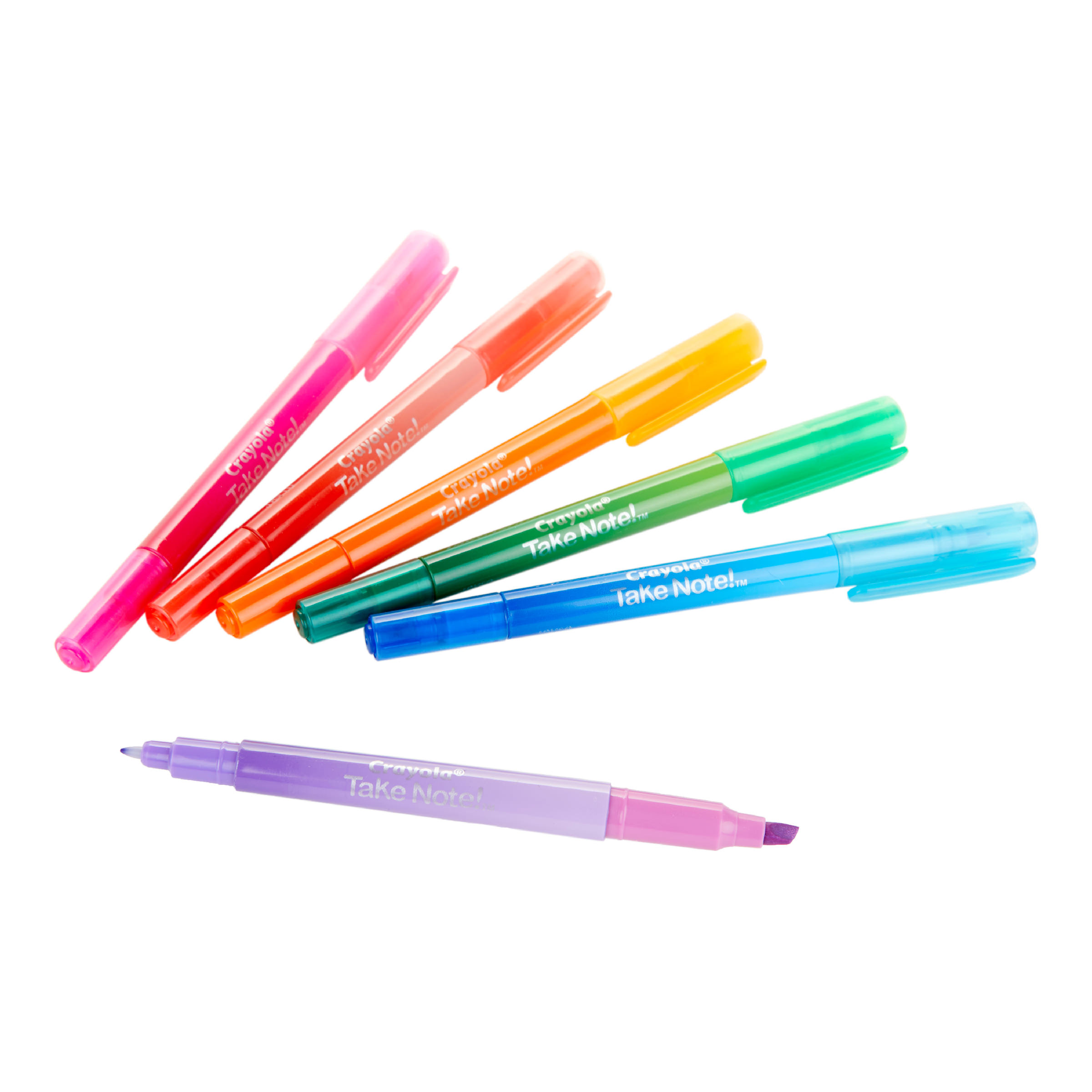 Crayola Take Note 6 Dual-Ended Highlighter Pens