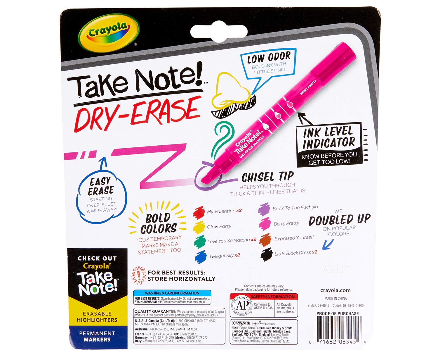 Crayola Broad Line Dry-Erase Markers