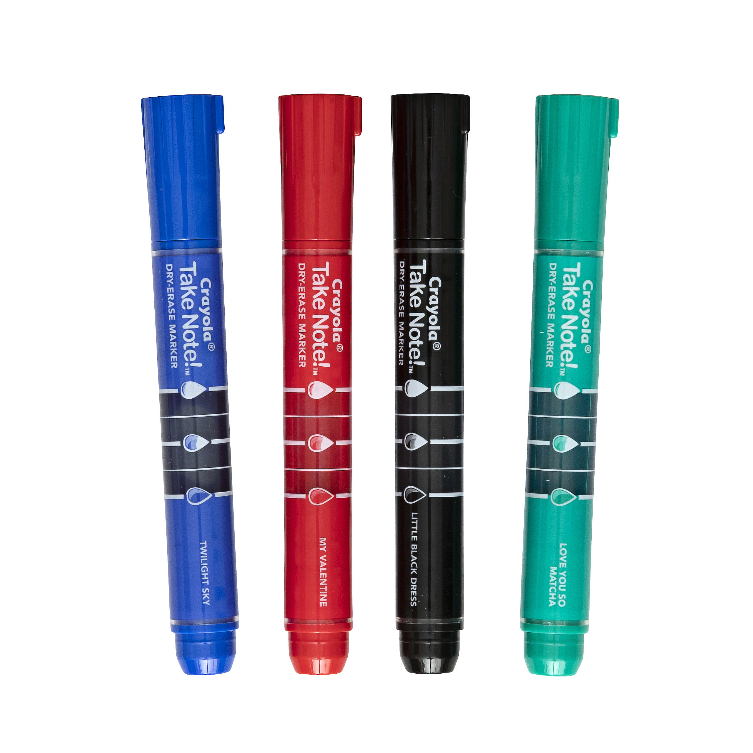 Crayola Take Note! Whiteboard Markers Chisel Tip (4 Pack)