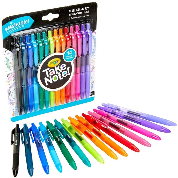 Crayola Take Note! Washable Gel Pens 14Pk