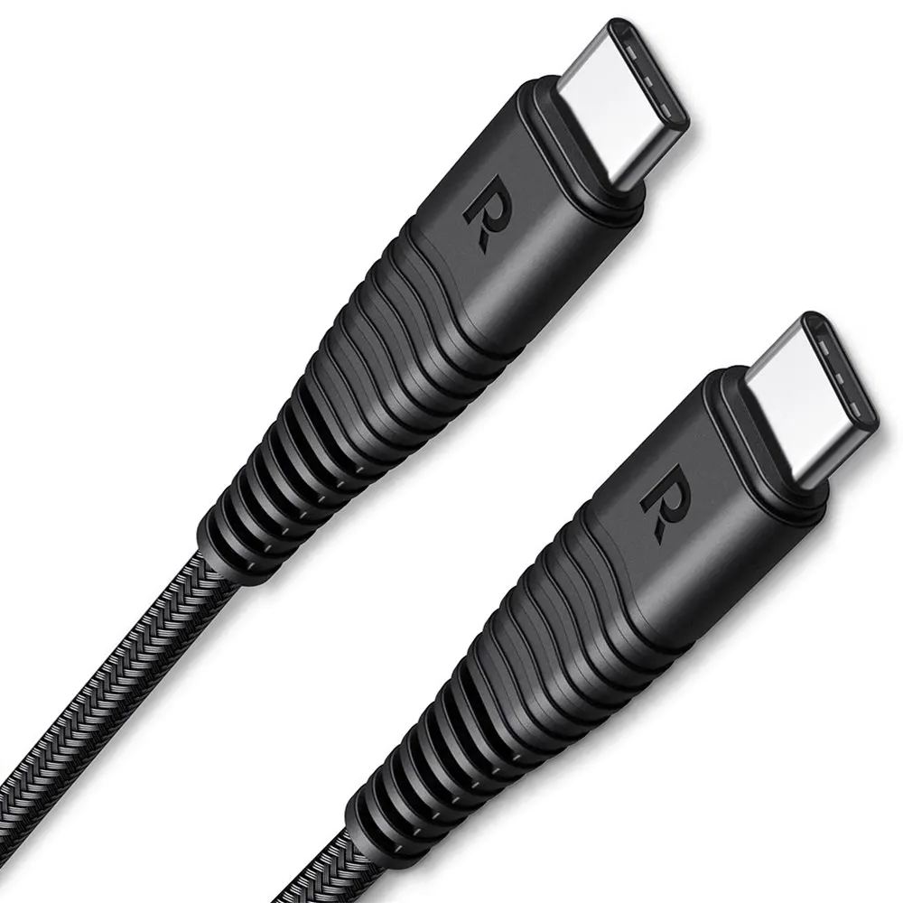 RAVPower Charging Cable Type-C to Type-C 3.3ft/1m - RP-CB047 - Black