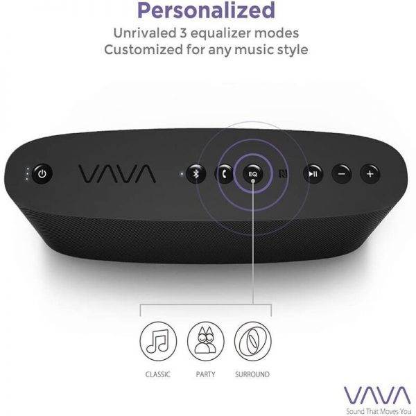VAVA Voom 21 Wireless Bluetooth Speaker - Black